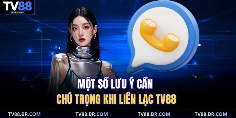 Một số lưu ý cần chú trọng khi liên lạc TV88